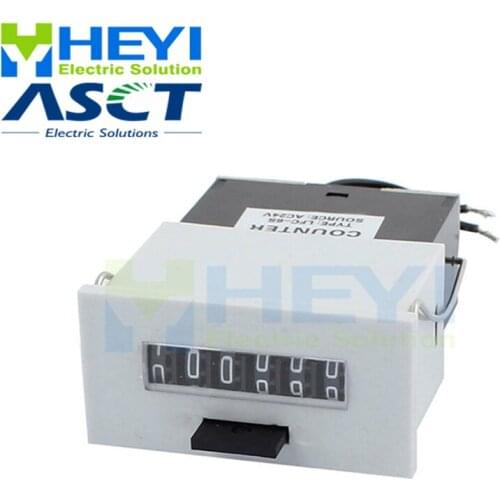 LFC-6S Hour Meter Counter Industrial Electronic Mechanical Timer for Car Motorcycle Dirt Bike Generator
