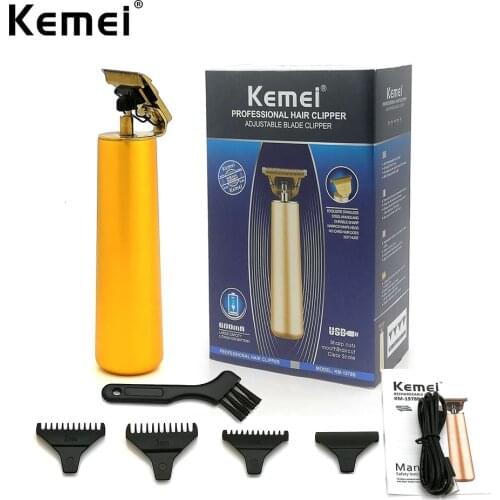 Kemei Hair Clippers Professional Electric Hair Trimmer Barber Clipper Beard Trimmer Rechargeable Electric Trimmer