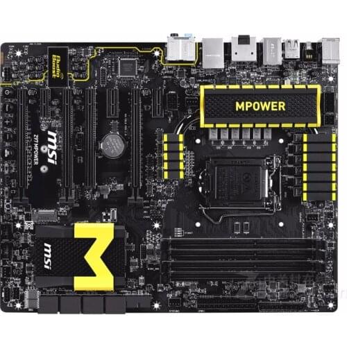 MSI Z97 MPOWER original motherboard Z97 LGA 1150 DDR3 i3 i5 i7 DDR3 32G SATA3 USB3.0 free shipping