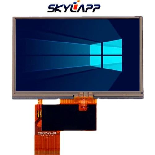 Original 4.3"inch 40 pins Complete LCD for Innolux AT043TN24 V.1 V.7 AT043TN25 v.2 LCD display digitizer Screen Free shippin