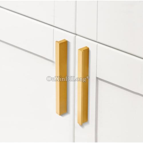 Stunning Designed 10PCS Solid Brass Cabinet Door Handles Cupboard Wardrobe Kitchen Shoe TV Cabinet Pulls Handles and Knobs