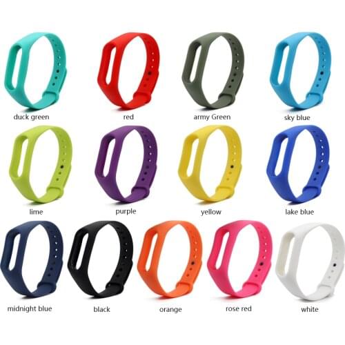 Strap For Xiaomi Mi Band 2 Strap Silicone Watch Band Replacement Wristband Bracelets for Xiaomi MIBand 2 Smart Watch Accessories