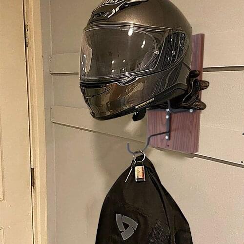 Motorcycle Helmet Rack Jacket Hook Wall Mount Display Rack Hanger Storage Rack Organizer Clothes Home Accessories
