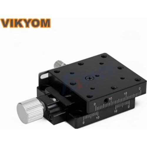 X-axis precision manual dovetail screw screw type platform XEG25/40/60 Feed screw type displacement sliding table