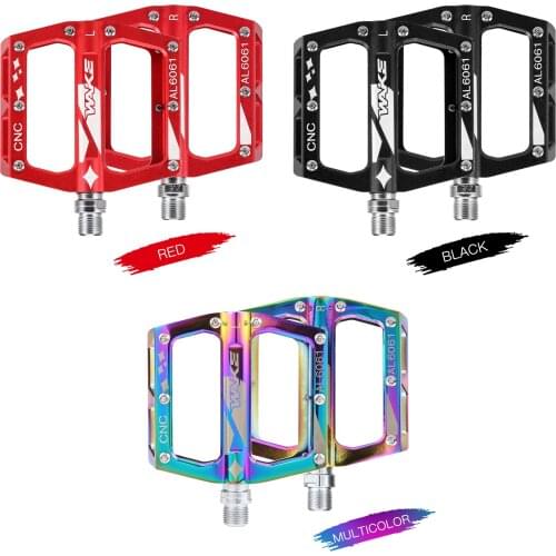 1 Pair Bike Pedals Aluminium Alloy Bicycle Platform Pedals Mountain Bike Pedals Cycling Pedals Bike Pedal