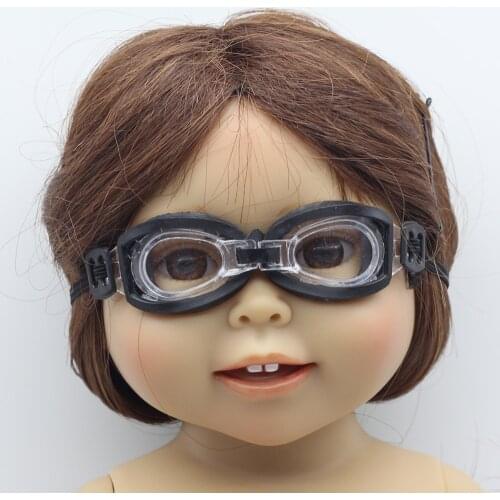1pcs glasses Swimming glasses diving eyeglass for blyth BJD for 18inch 45cm Girl Doll accessories es009