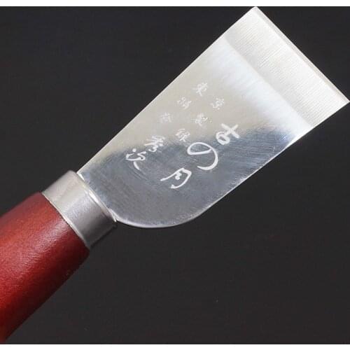 1pc Diy Leather Cut Tools Incision Craft Knife Copper Trimming Knife With Blade Leather Tool 35mm Width
