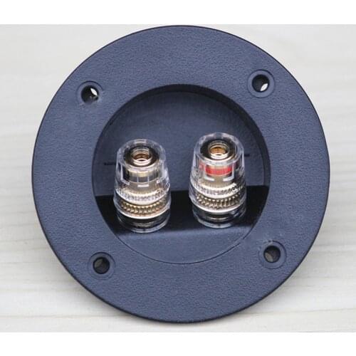 10pcs/lot Sound box crystal junction box pure copper column acoustics amplifier DIY accessories small round with f-506 column