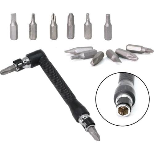 11PCS Mini 6.35mm L Shape Double Head Tube Wrench Hexagon Wrench for Screwdriver Tips Routine Utility Tool Wrench Set repairing