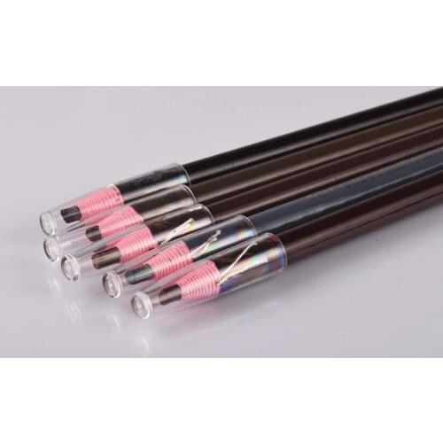 12pcs Eyebrow Pencil Waterproof Microblading Pen Longlasting Brow Pencil Maquiagem Eyebrow Shadows Makeup Tools