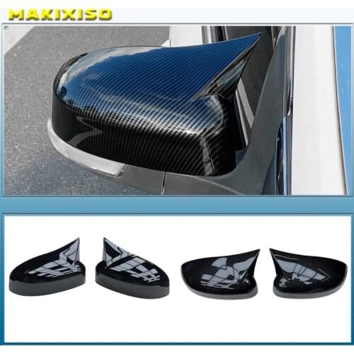 2pcs/Set Car Door Side Mirror Cover Replacement Parts For Ford Focus