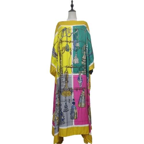 2020 европейская одежда fashion Leopard printed Kuwait Bohemian Summer silk kaftan dress мусульманская мода Abaya femme Robe