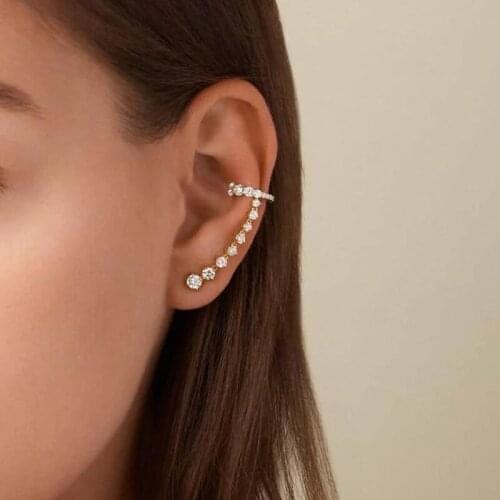 2021 Newest Elegance Fashion Women Wedding Jewelry Gifts Charm Geometric Retro Round CZ Link Chain Long Tassel Tassel Earrings