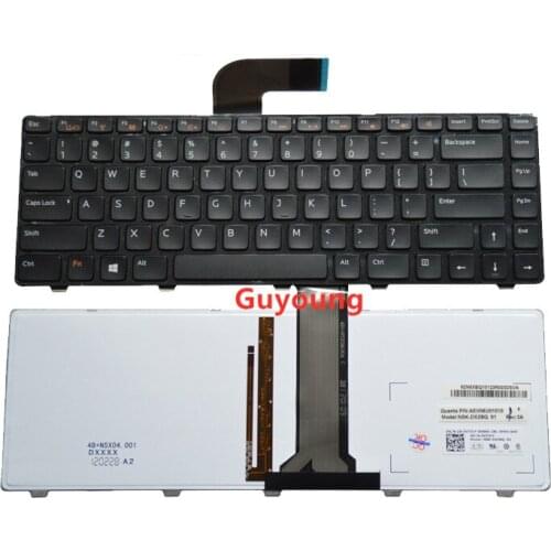 US laptop English keyboard for DELL Inspiron DELL N4110 N4040 N4050 M4040 M4050 14VR M411R backlight