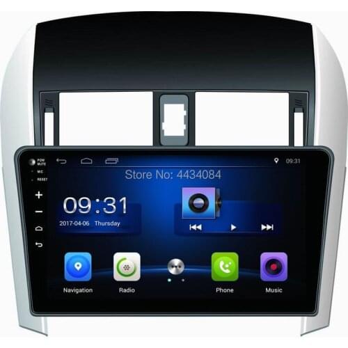 Ouchuangbo car audio gps multimedia android 8.1 for Toyota Corolla 2007-2011 support BT USB SWC wifi dual zone
