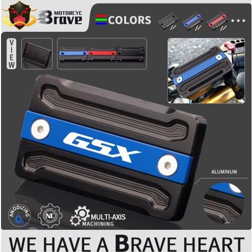 Front Brake Fluid Reservoir Cap Oil Tank Protector Cover For Suzuki GSX 125F 1300R HAYABUSA 250R 600F 750F KATANA 650F