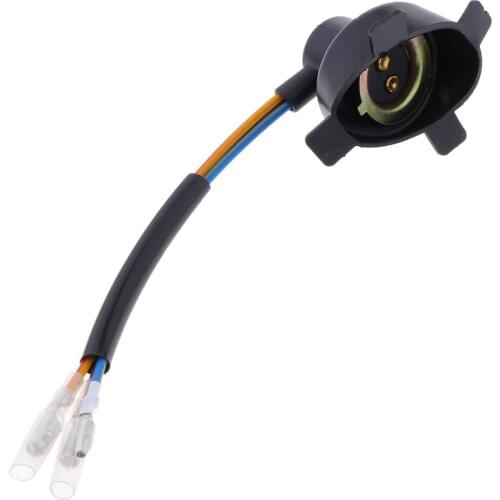 Motorcycle Headlight Lights Bulb Socket Lamp Holder Wire Harness Adapters for Mikuni TMX