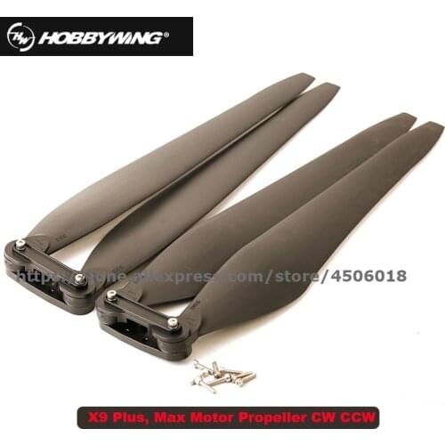 Original Hobbywing FOC folding 36inch Compound Material Aviation Folding Propeller Blade CW CCW propeller for X9 Max motor