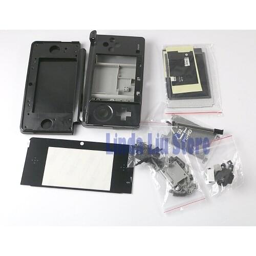 For 3DS Shell Game Console replacement full housing cover case with Buttons kit