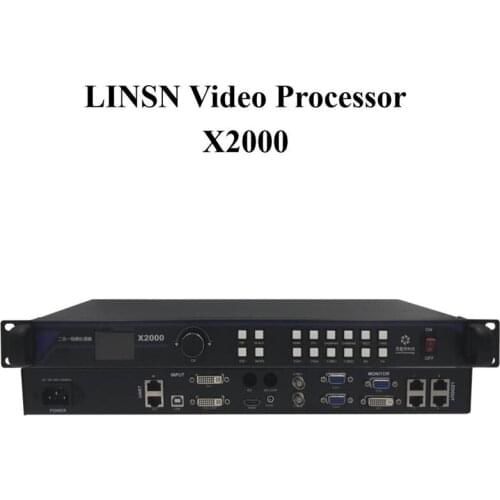 Linsn X2000 2-in-1 video processor full color LED display control system built-in sending card
