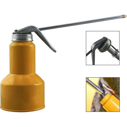 High Pressure Metal Oil Can Pump Crease Squirt Spray for Lubricant Tools
