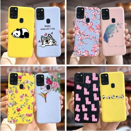 Cute Panda Cases For Samsung Galaxy M21 M31 M51 Case M21s M31s M30s Soft Slim Fashion Phone Cases For Samsung M21 M31 Back Cover