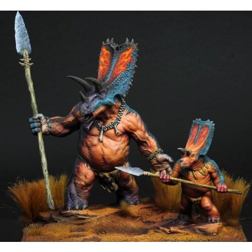 1/24 Fatherhood, 2 figure, No base, Resin Model figure GK, Game theme, Unassembled and unpainted kit