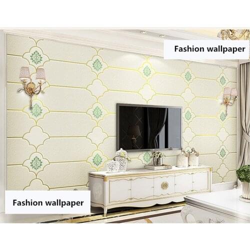 Beibehang European wall papers home decor minimalist nonwoven embossed simple bedroom living room film wall paper papier peint