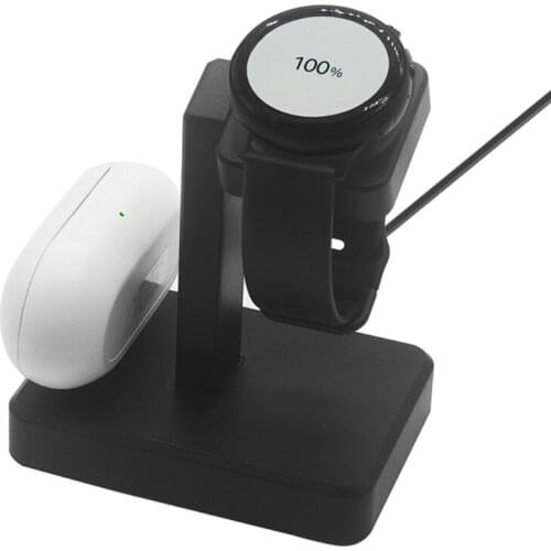 2In1 Earbuds Buds Smart Watch Wireless Charger Charging Dock For -Samsung Galaxy Watch 3 Watch Active 1/2 Watch