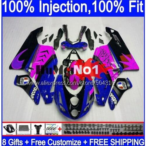 OEM Shark blue Bodywork For DUCATI 749 999 S R 749R 999R Body 123MC.75 749-999 2005 2006 749S 999S 05 06 Injection Fairing kit