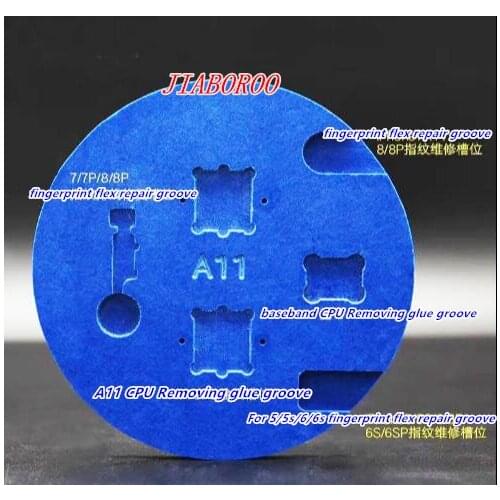 Fingerprint Flex calbe CPU baseband Removing glue groove repair kit tool platform for iphone 7 7p 8 8p