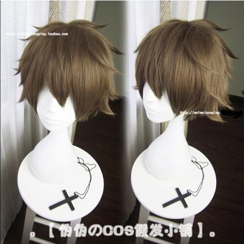 Anime IDOLiSH7 Tsunashi Ryunosuke Cosplay Wig Short Heat Resistant Synthetic Hair Wigs + Wig Cap