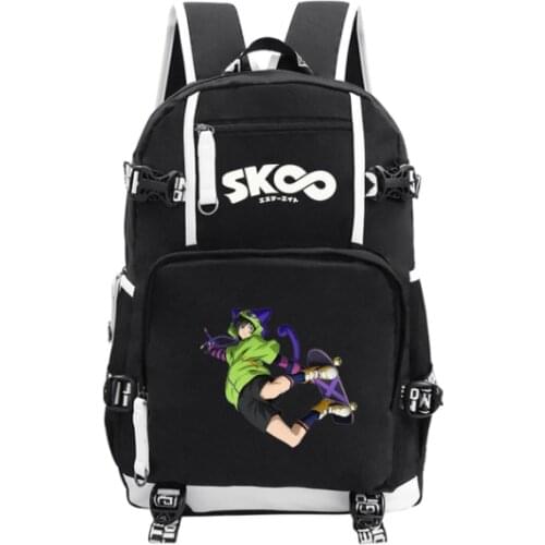 Anime SK8 The Infinity SK EIGHT Backpack School Bag Laptop Bag Shoulders Bag Men Women Student Creativity Knapsack Gifts