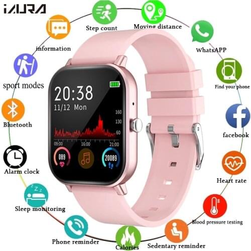 Women Smart Watch 2021 Heart Rate Activity Tracker Blood Pressure Monitor Waterproof Sport Ladies Smartwatch Men For Android IOS