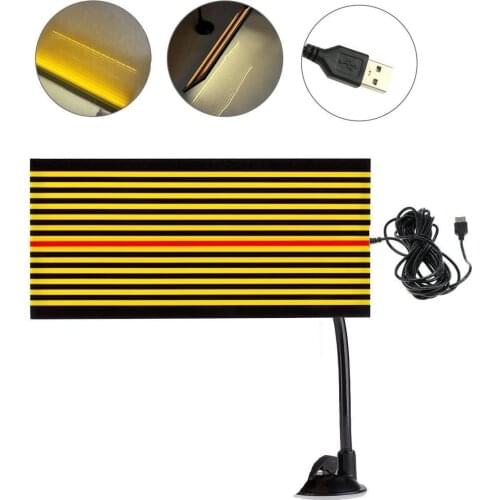Led Stripe Line Board Paintless Dent Removal Repair Tools with 5m Long line and Ajustment Holder Yellow Light