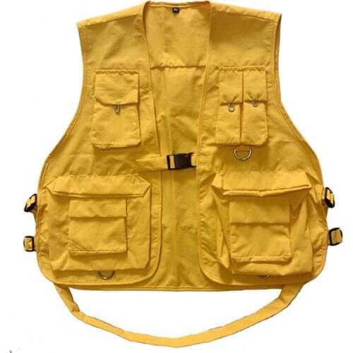 Tactical Vest Men Women Fishing Pockets Jacket Vests Travelling Camping Outdoor Waistcoat L-XXL