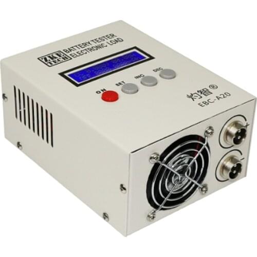 EBC-A20 Battery Capacity Tester Lead Acid Lithium Iron Lithium Ternary Charge / Discharge Meter 5A Charge 20A Discharge