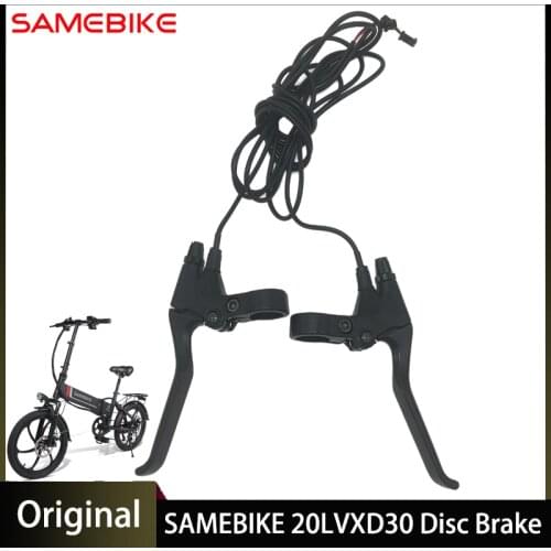 Samebike 20LVXD30 Bike Brake Lever Disc Brake Parts Lever Disc Brake Handle Left Right 1 Pair