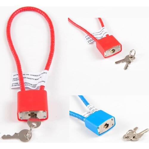 30 Mm 10 "13" 15 " Cable Gun Lock Length Trigger Lock for Luggage Security Door Pistol Rifle Handgun Hunting Accessories