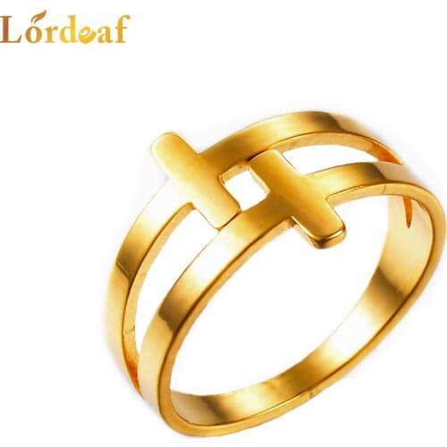 Womens Ring Fashion New Style Stainless Steel Jewelry Can Be Wholesaled
