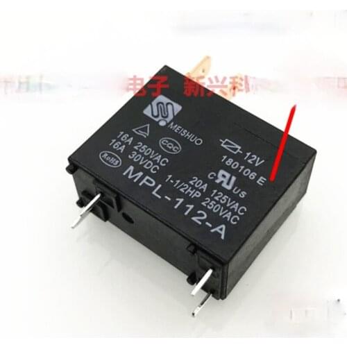 1PCS MPL-112-A 12V 4PIN OMIF-S-112LM MPL112A-12V 12VDC 16A 20A Microwave Oven Water Heater Relay
