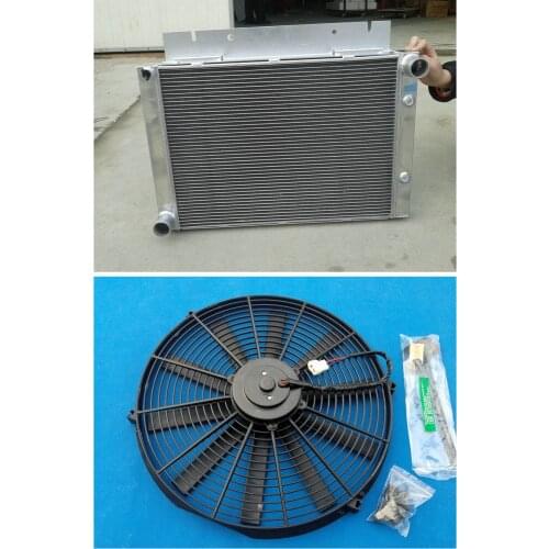High quality 3 Row Aluminum Radiator + Fan For Ford Galaxie 500XL 1960-1963 1960 1961 1962 1963