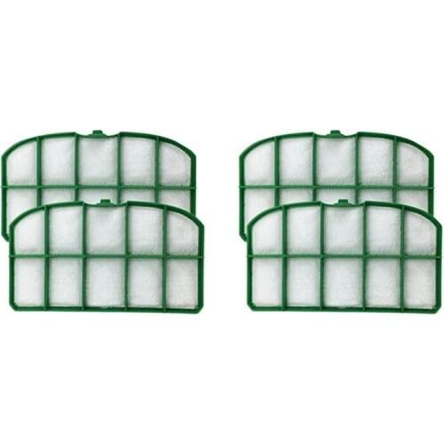 4Pcs Vacuum Cleaner Filter Motor Filter HEPA Filter For Vorwerk VK200 Vacuum Cleaner Parts