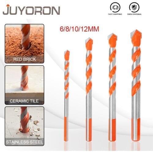 5pcs 5 6 8 10 12mm Triangular Bit Multi function Triangle Bit Super Hard Alloy Concrete Cement Wood Drilling Electric Drill Bit