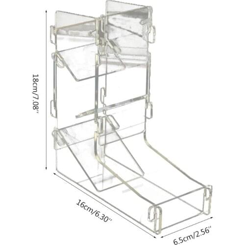 DND Acrylic Transparent Dice Tower DIY Board Game RPG Rolling Tower MTG Games RXBB