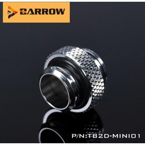 BARROW G1/4 double Male to Male Rotary Connector/ Extender 5mm M to M Mini Dual Fitting water cooling Metal Fittings TB2D-MINI01