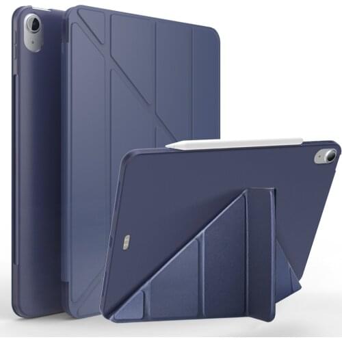 Case For iPad Air 4 3 10.2 2019 2020 7th 8th Generation Pu Leather Smart Cover For iPad Pro 10.5 9.7 2017 2018 TPU Back Case