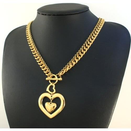 Stainless Steel Chokers Necklace Hot Fashion Round Gold Color Jewelry For Women Free Shipping NFAZAEAI