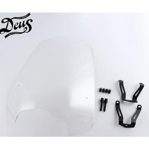 For 2015 2016 2017 2018 2019 2020 Kawasaki Vulcan S 650 VN650 With Bracket Mount New Motorcycle Motorbike Windshield Windscreen