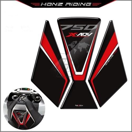 For Honda Scooter X-ADV Xadv 750 Motorcycle Tank Pad Protector Sticker 3D Resin
